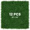 12 Pieces 20 x 20 inches Artificial Grass Wall Panels for Garden Yard Balcony